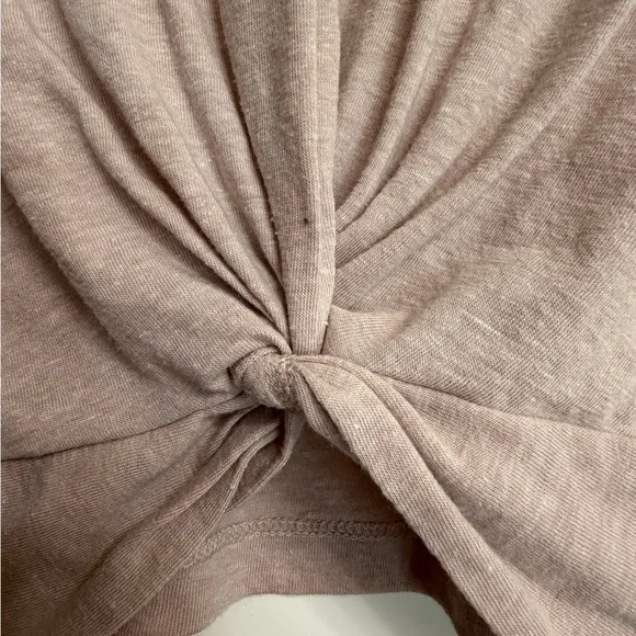 American Eagle Tie Front Tee | Soft Casual L - Picture 2 of 5